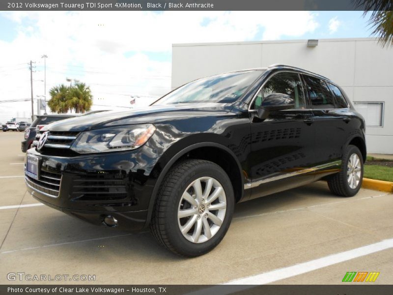 Black / Black Anthracite 2012 Volkswagen Touareg TDI Sport 4XMotion