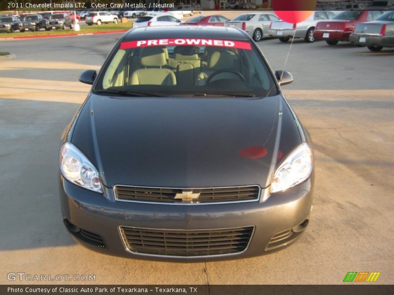 Cyber Gray Metallic / Neutral 2011 Chevrolet Impala LTZ