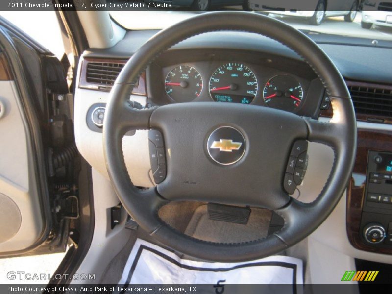Cyber Gray Metallic / Neutral 2011 Chevrolet Impala LTZ