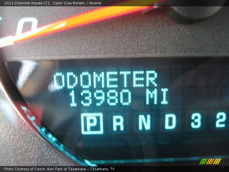 Cyber Gray Metallic / Neutral 2011 Chevrolet Impala LTZ