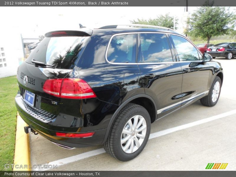 Black / Black Anthracite 2012 Volkswagen Touareg TDI Sport 4XMotion