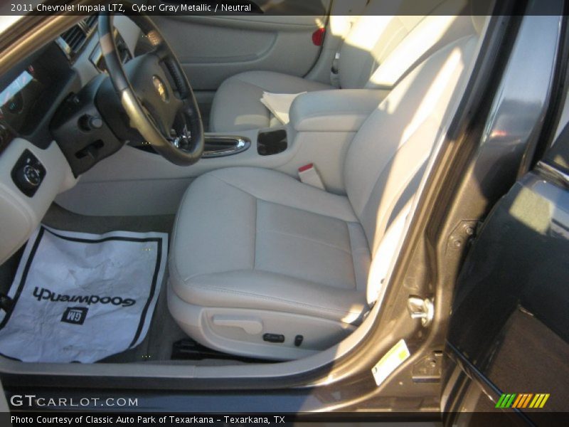 Cyber Gray Metallic / Neutral 2011 Chevrolet Impala LTZ