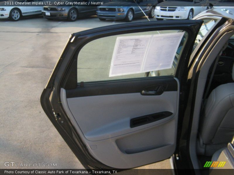 Cyber Gray Metallic / Neutral 2011 Chevrolet Impala LTZ