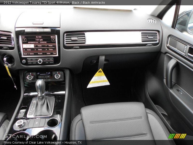 Dashboard of 2012 Touareg TDI Sport 4XMotion