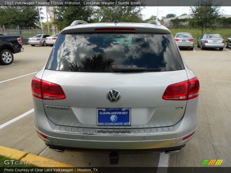 Cool Silver Metallic / Saddle Brown 2012 Volkswagen Touareg TDI Lux 4XMotion