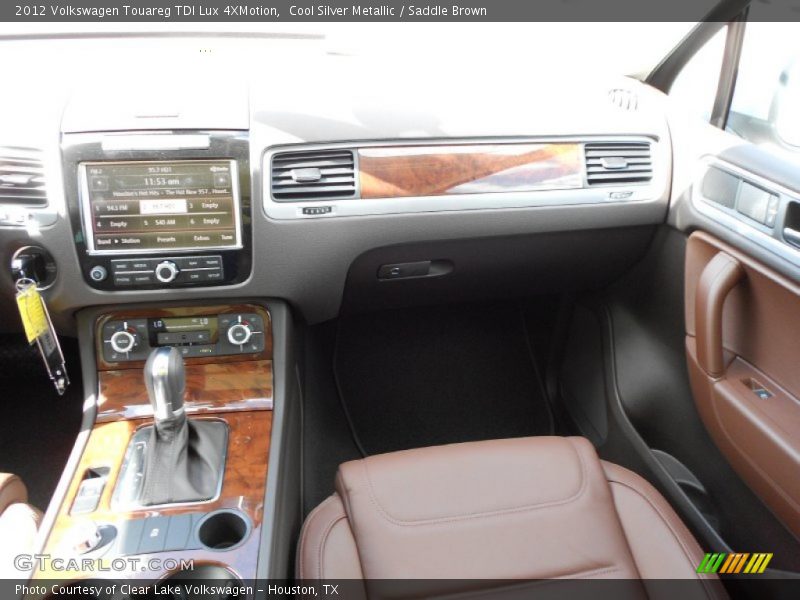 Cool Silver Metallic / Saddle Brown 2012 Volkswagen Touareg TDI Lux 4XMotion
