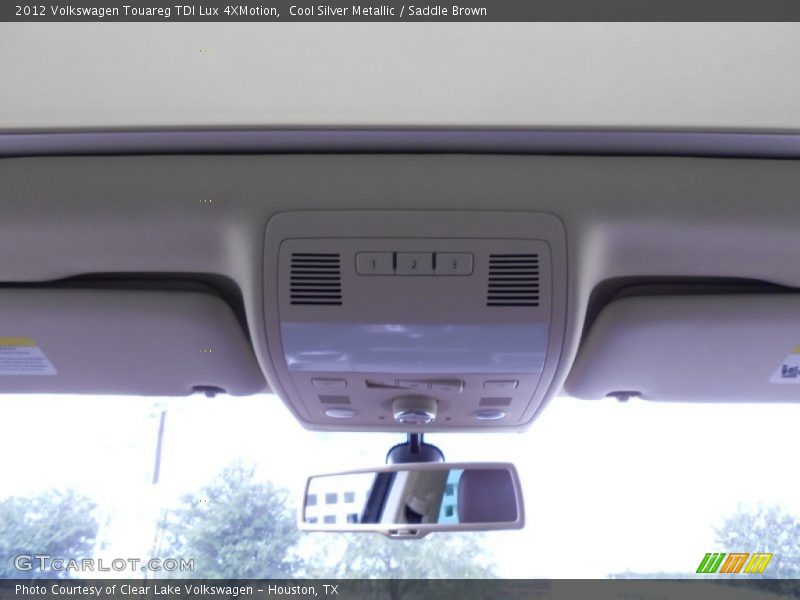 Cool Silver Metallic / Saddle Brown 2012 Volkswagen Touareg TDI Lux 4XMotion