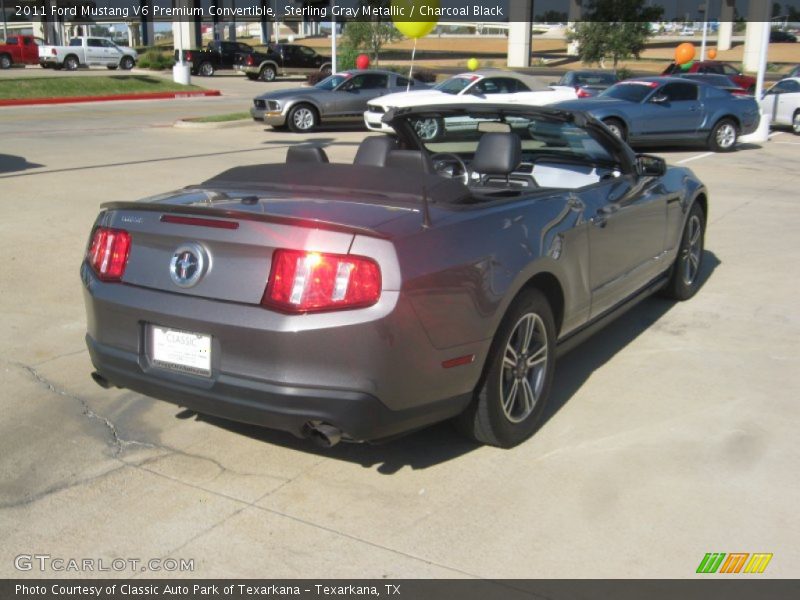 Sterling Gray Metallic / Charcoal Black 2011 Ford Mustang V6 Premium Convertible
