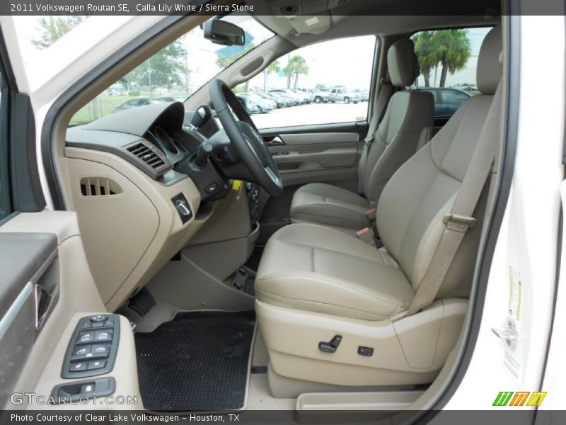 Calla Lily White / Sierra Stone 2011 Volkswagen Routan SE