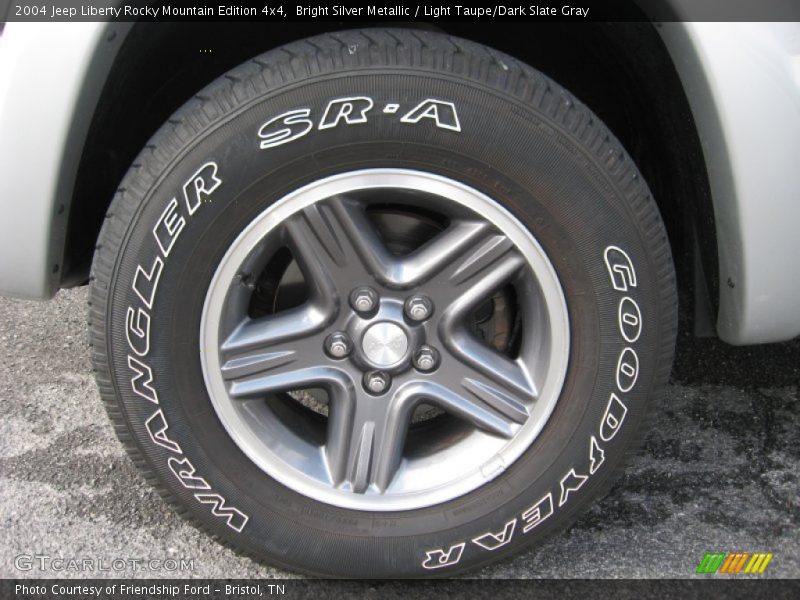 Bright Silver Metallic / Light Taupe/Dark Slate Gray 2004 Jeep Liberty Rocky Mountain Edition 4x4