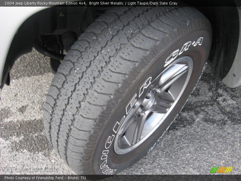 Bright Silver Metallic / Light Taupe/Dark Slate Gray 2004 Jeep Liberty Rocky Mountain Edition 4x4