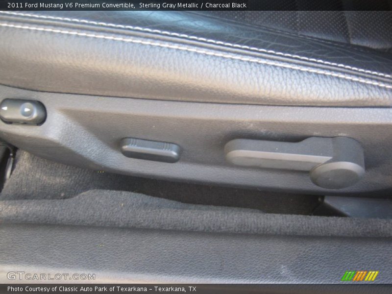 Sterling Gray Metallic / Charcoal Black 2011 Ford Mustang V6 Premium Convertible