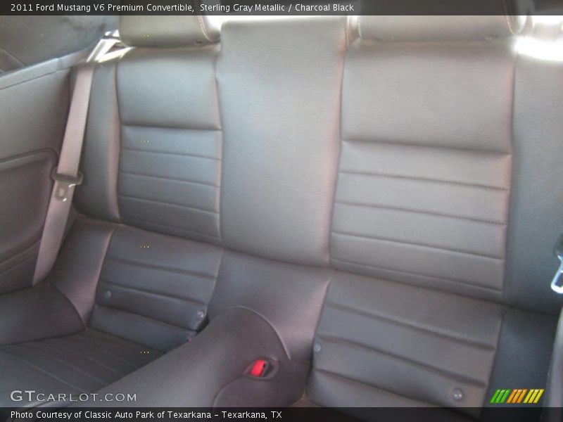 Sterling Gray Metallic / Charcoal Black 2011 Ford Mustang V6 Premium Convertible