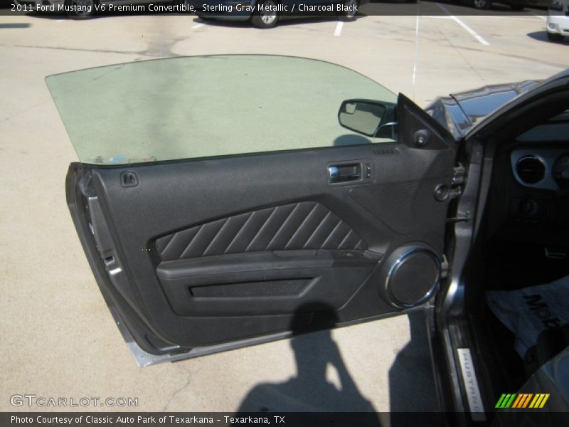 Sterling Gray Metallic / Charcoal Black 2011 Ford Mustang V6 Premium Convertible