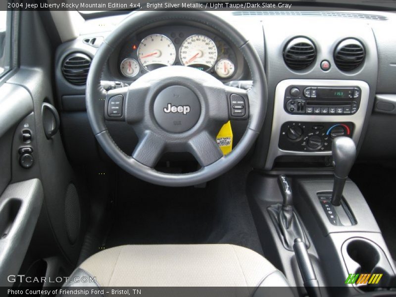 Bright Silver Metallic / Light Taupe/Dark Slate Gray 2004 Jeep Liberty Rocky Mountain Edition 4x4