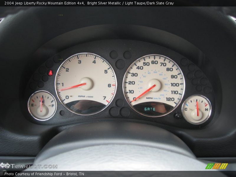 Bright Silver Metallic / Light Taupe/Dark Slate Gray 2004 Jeep Liberty Rocky Mountain Edition 4x4