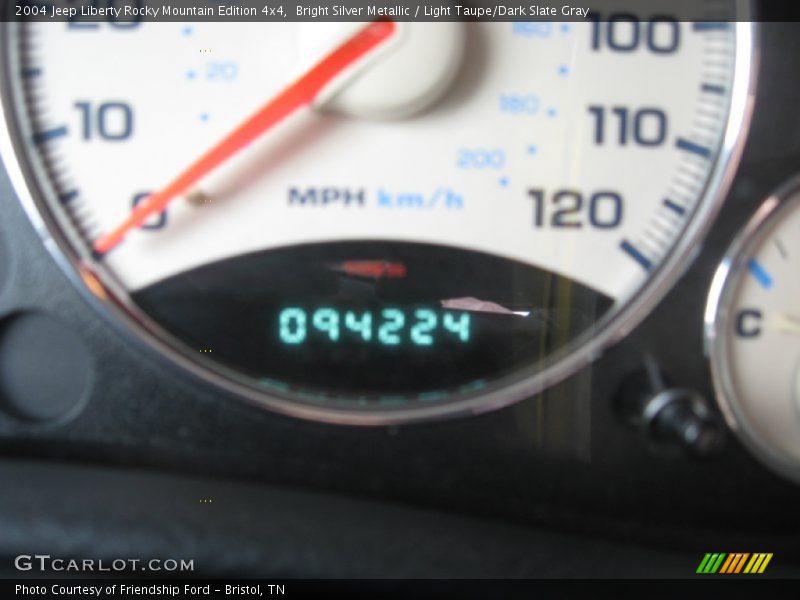 Bright Silver Metallic / Light Taupe/Dark Slate Gray 2004 Jeep Liberty Rocky Mountain Edition 4x4