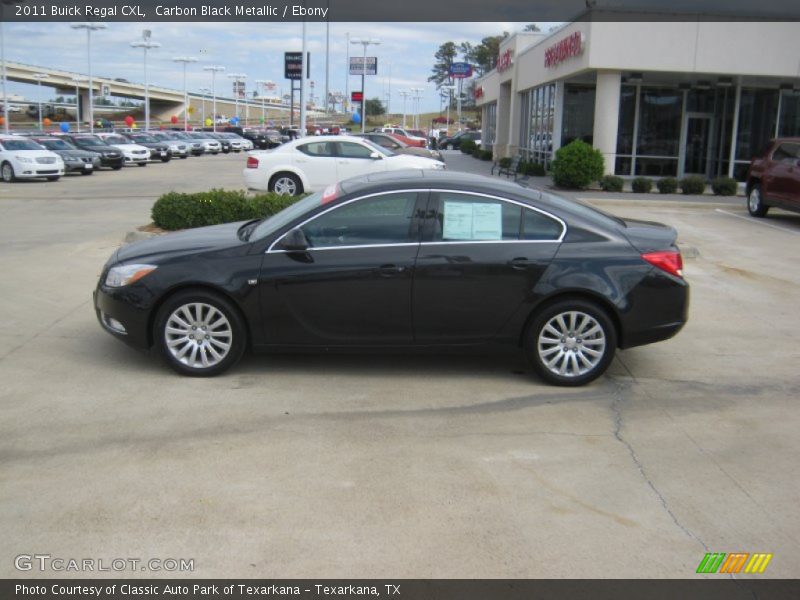 Carbon Black Metallic / Ebony 2011 Buick Regal CXL