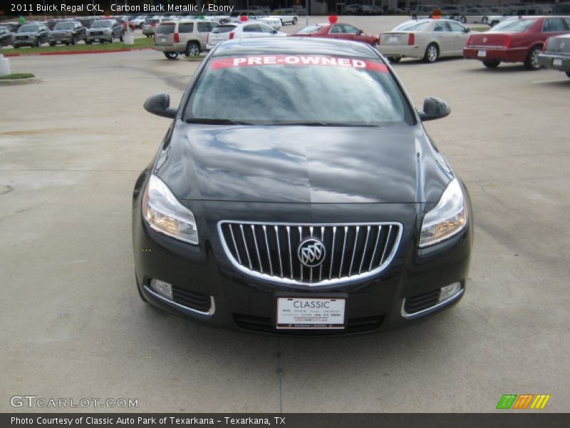 Carbon Black Metallic / Ebony 2011 Buick Regal CXL