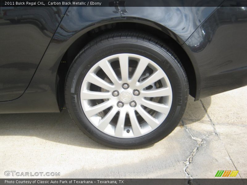 Carbon Black Metallic / Ebony 2011 Buick Regal CXL