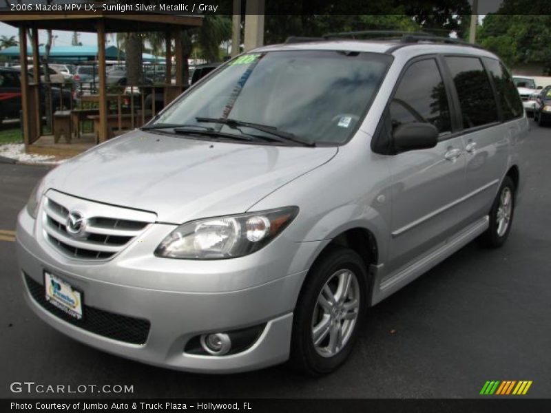 Sunlight Silver Metallic / Gray 2006 Mazda MPV LX