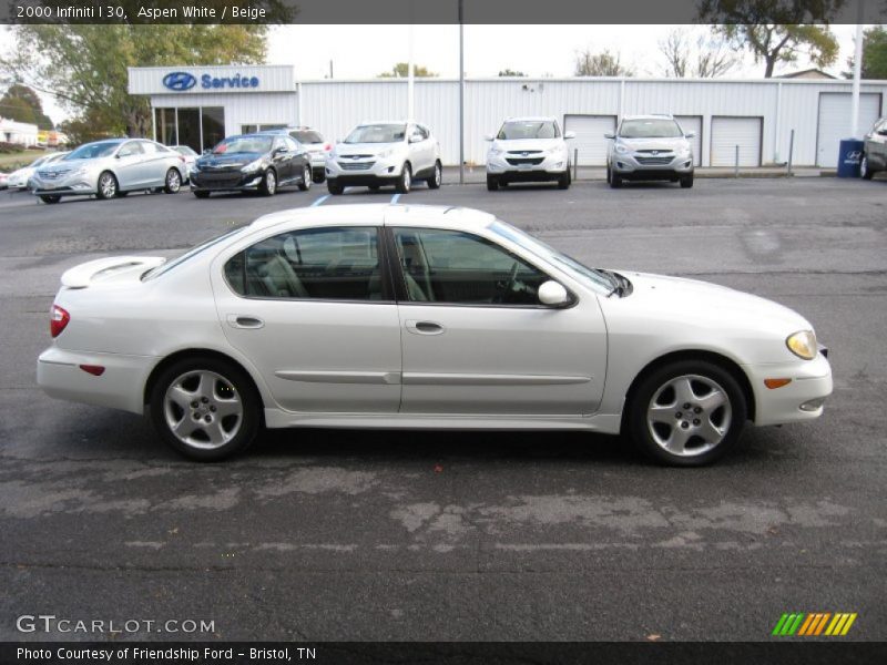 Aspen White / Beige 2000 Infiniti I 30