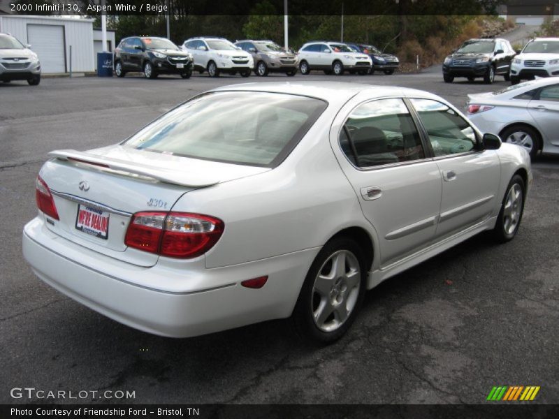 Aspen White / Beige 2000 Infiniti I 30