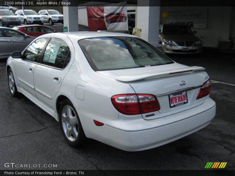 Aspen White / Beige 2000 Infiniti I 30