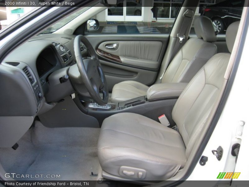 Aspen White / Beige 2000 Infiniti I 30