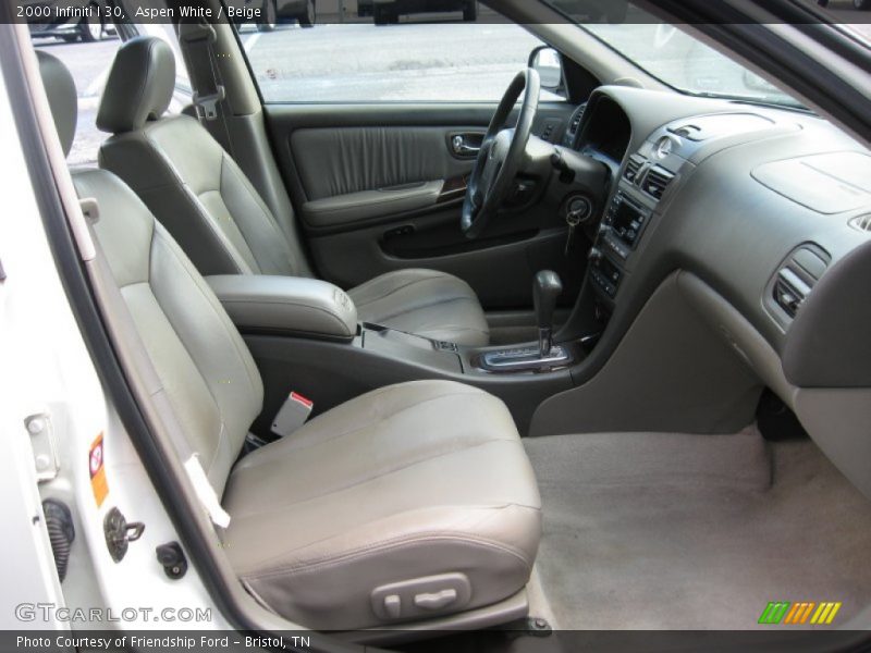Aspen White / Beige 2000 Infiniti I 30