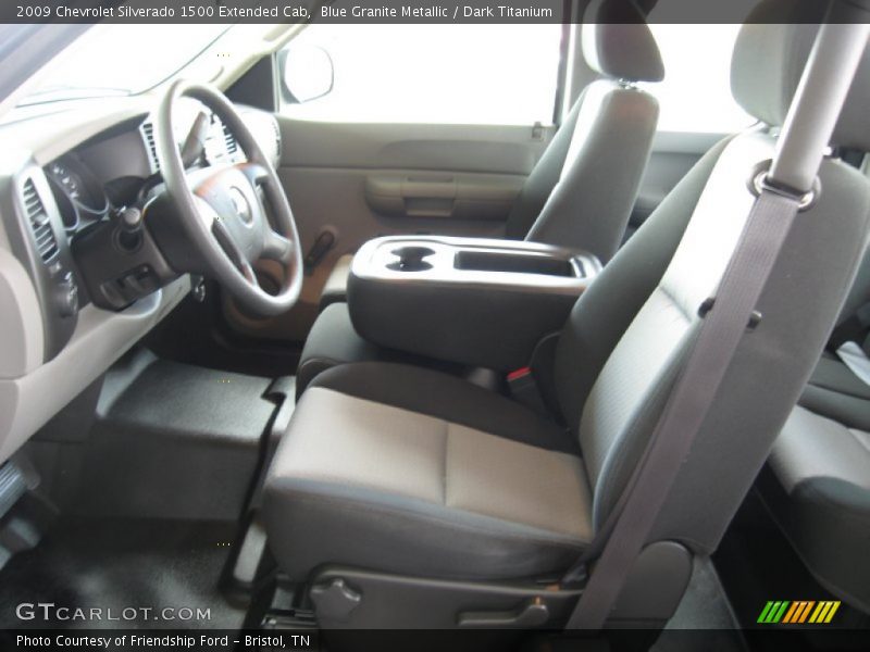Blue Granite Metallic / Dark Titanium 2009 Chevrolet Silverado 1500 Extended Cab