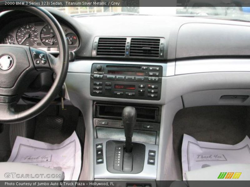 Titanium Silver Metallic / Grey 2000 BMW 3 Series 323i Sedan