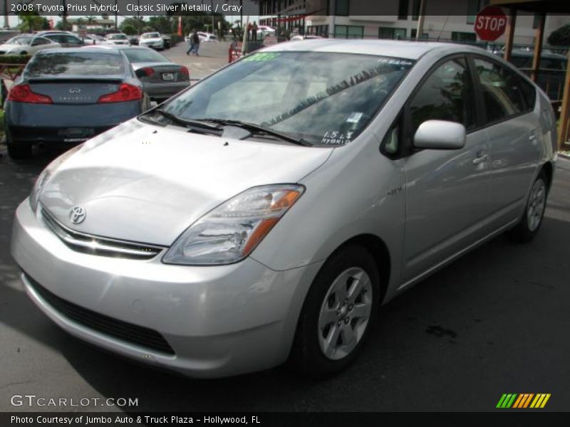 Classic Silver Metallic / Gray 2008 Toyota Prius Hybrid