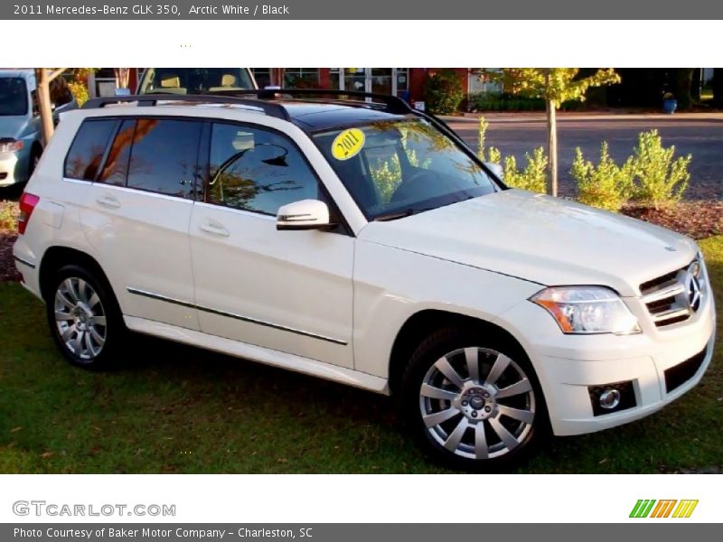 Arctic White / Black 2011 Mercedes-Benz GLK 350