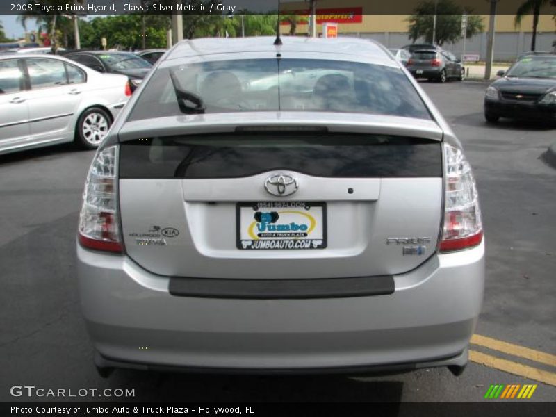 Classic Silver Metallic / Gray 2008 Toyota Prius Hybrid