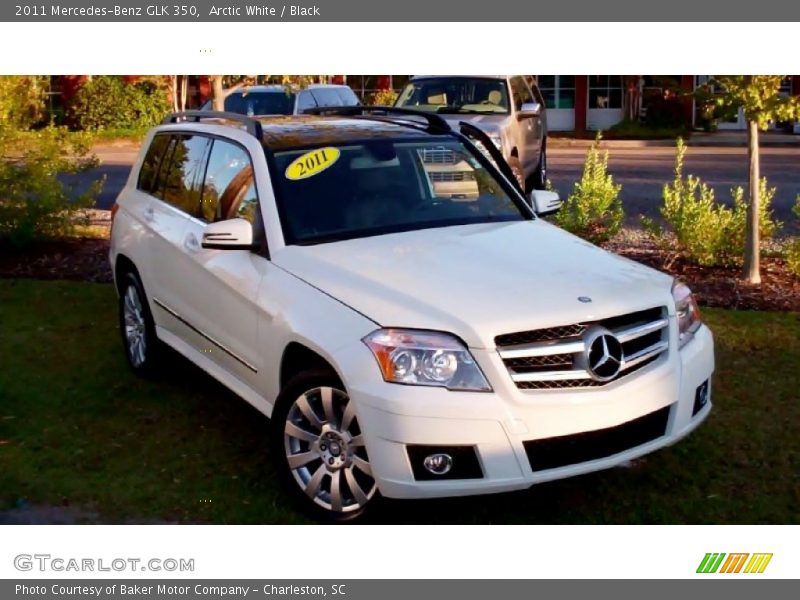Arctic White / Black 2011 Mercedes-Benz GLK 350