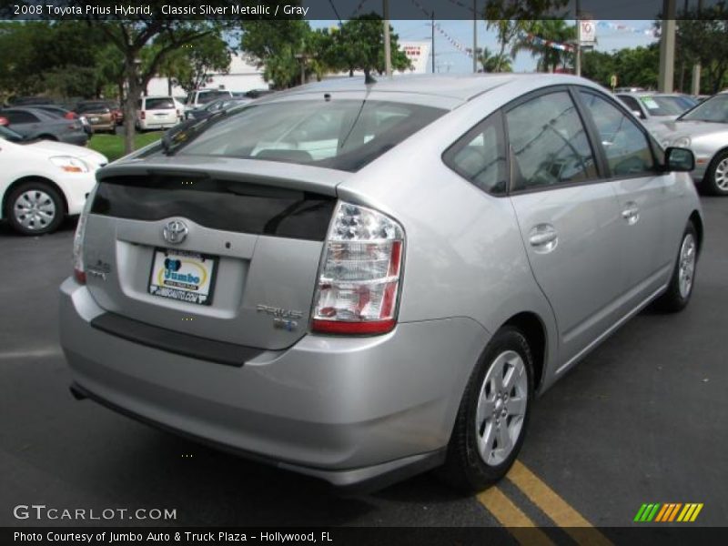 Classic Silver Metallic / Gray 2008 Toyota Prius Hybrid