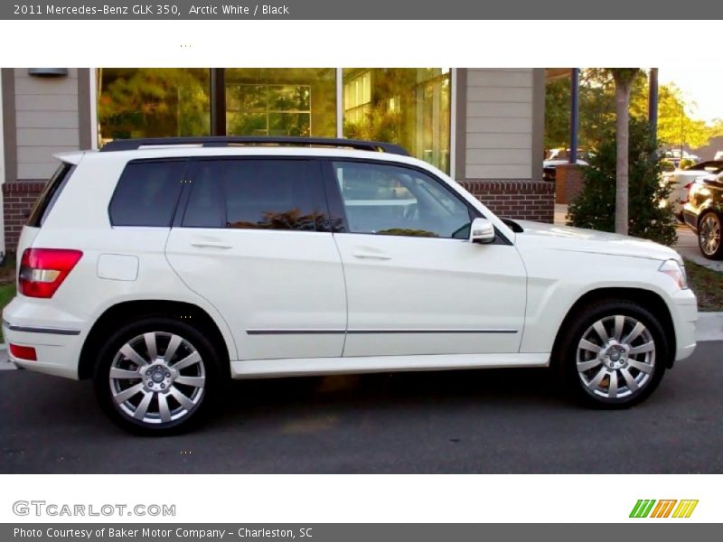 Arctic White / Black 2011 Mercedes-Benz GLK 350