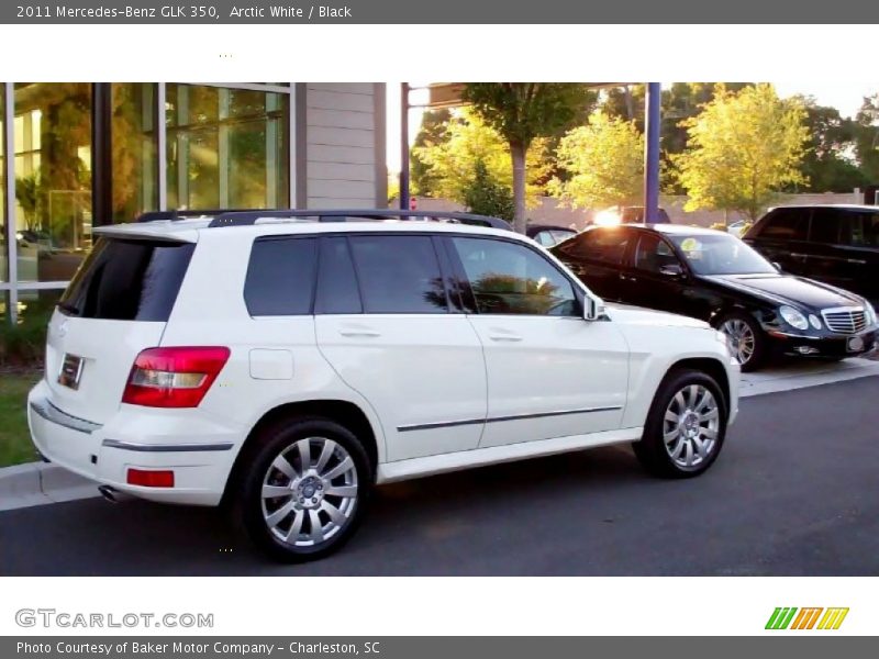Arctic White / Black 2011 Mercedes-Benz GLK 350