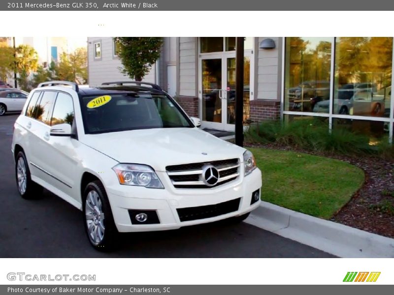 Arctic White / Black 2011 Mercedes-Benz GLK 350