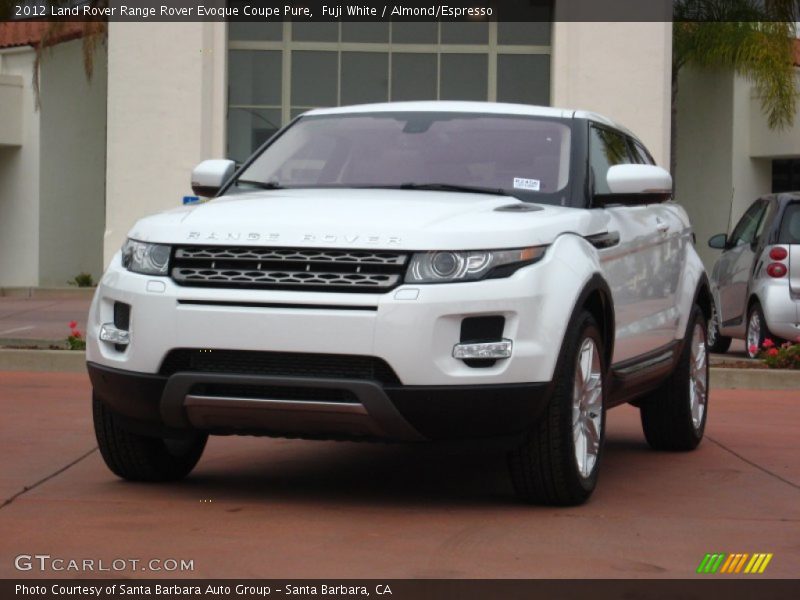 Fuji White / Almond/Espresso 2012 Land Rover Range Rover Evoque Coupe Pure