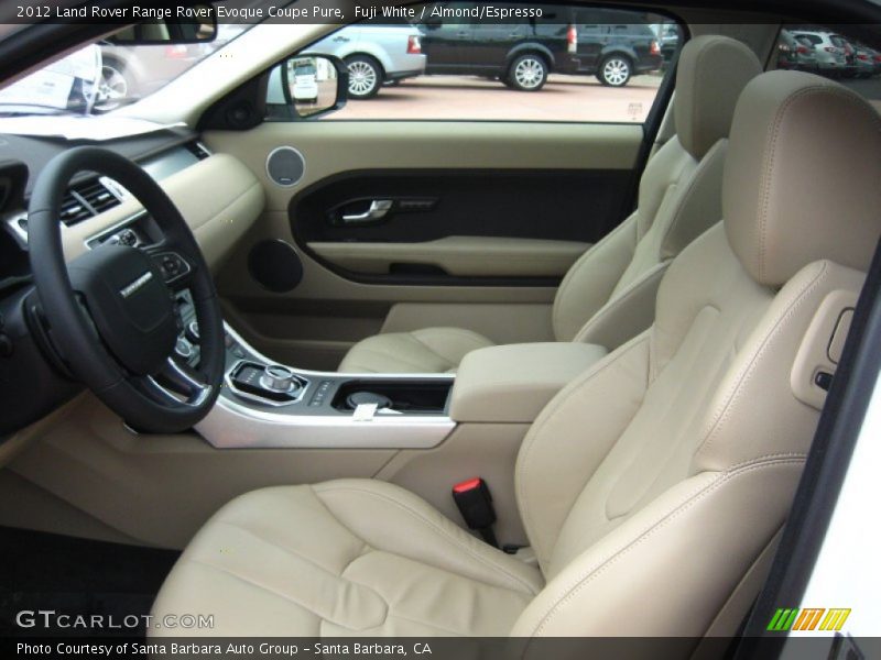  2012 Range Rover Evoque Coupe Pure Almond/Espresso Interior