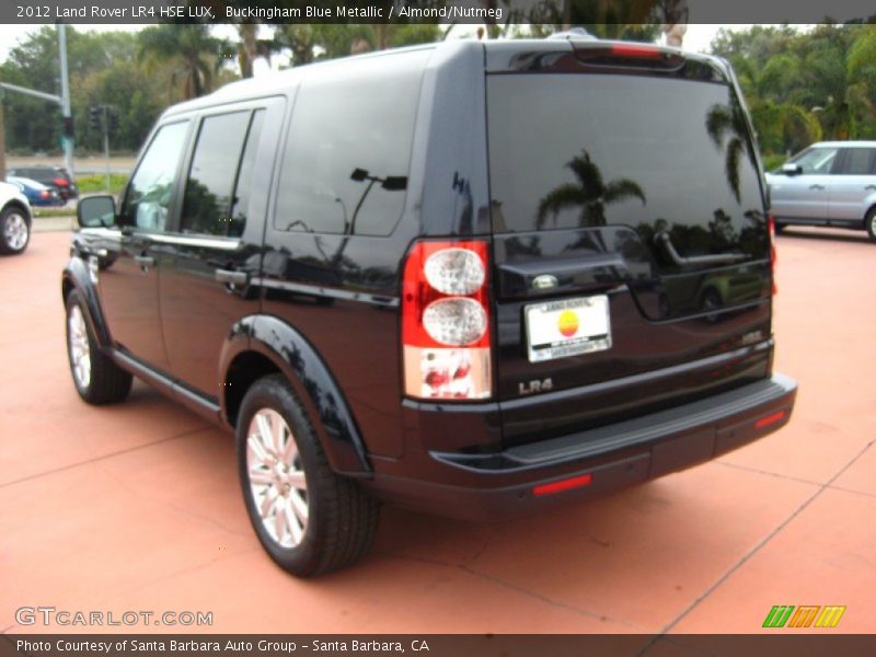 Buckingham Blue Metallic / Almond/Nutmeg 2012 Land Rover LR4 HSE LUX