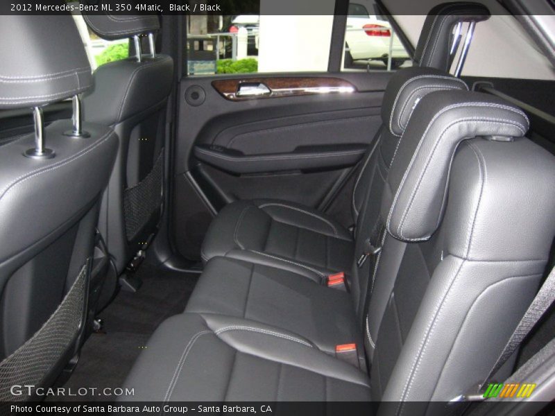 Black / Black 2012 Mercedes-Benz ML 350 4Matic