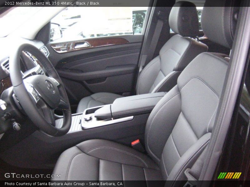 Black / Black 2012 Mercedes-Benz ML 350 4Matic