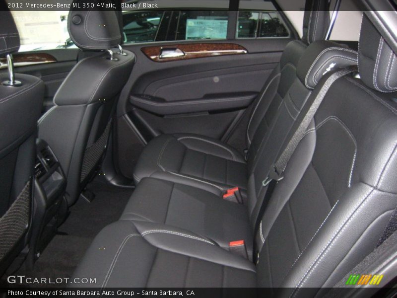 Black / Black 2012 Mercedes-Benz ML 350 4Matic