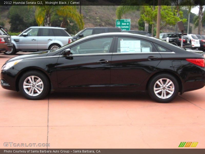 Midnight Black / Camel 2012 Hyundai Sonata GLS
