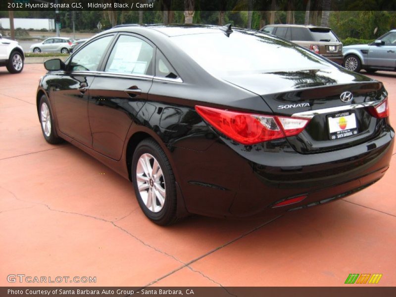 Midnight Black / Camel 2012 Hyundai Sonata GLS