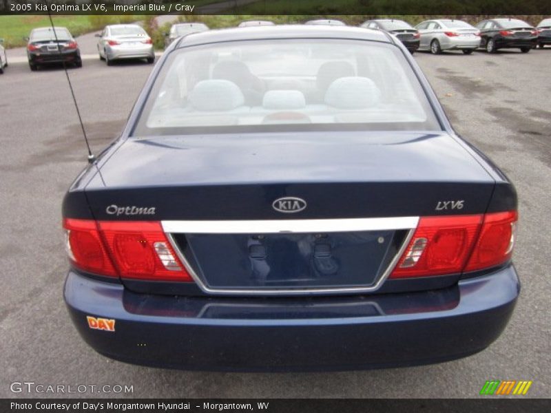 Imperial Blue / Gray 2005 Kia Optima LX V6