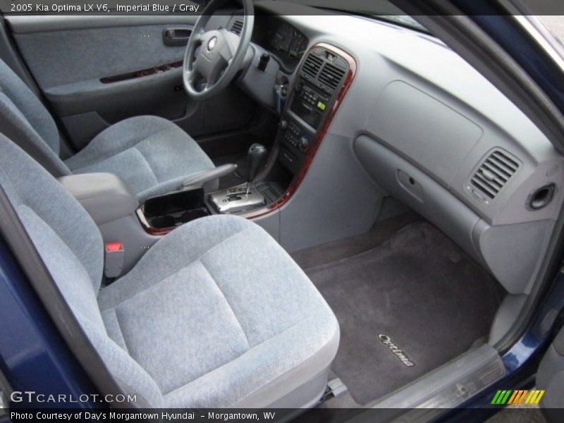  2005 Optima LX V6 Gray Interior